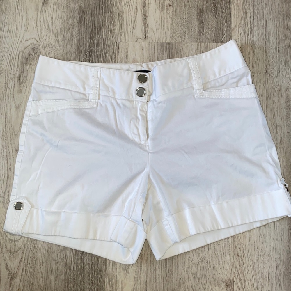 White House Black Market white shorts